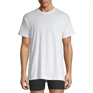 Stafford Super Soft Mens 4 Pack Short Sleeve Crew Neck T-Shirt-Big